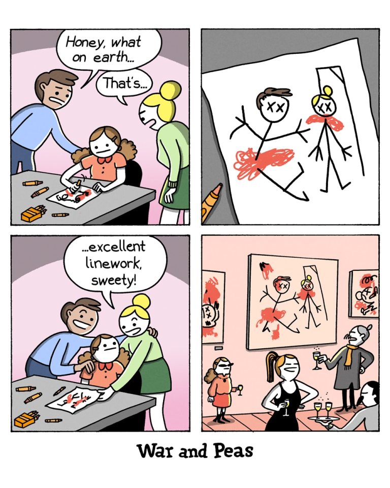 Featured image of post War and Peas (1) Linework